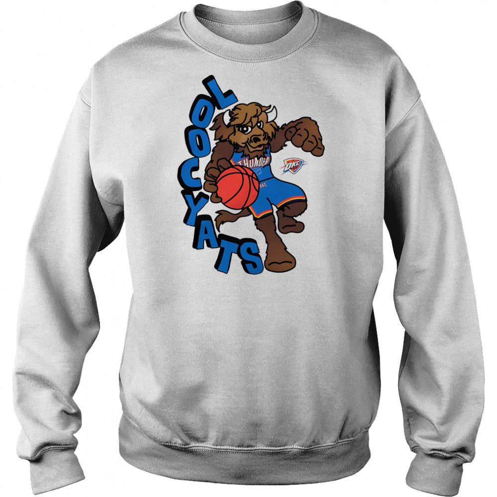 Oklahoma City Thunder NBA x Staycool Mascot shirt Hoodie