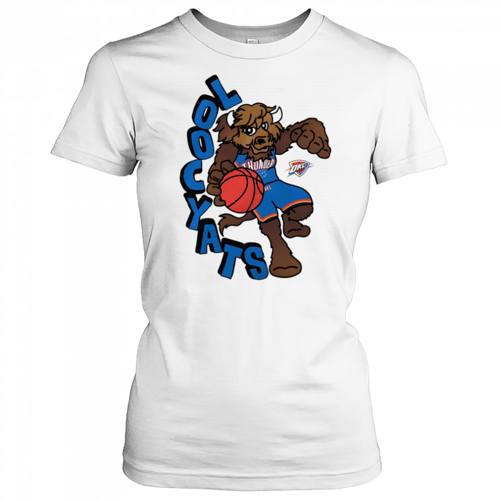 Oklahoma City Thunder NBA x Staycool Mascot shirt Women's T-shirt