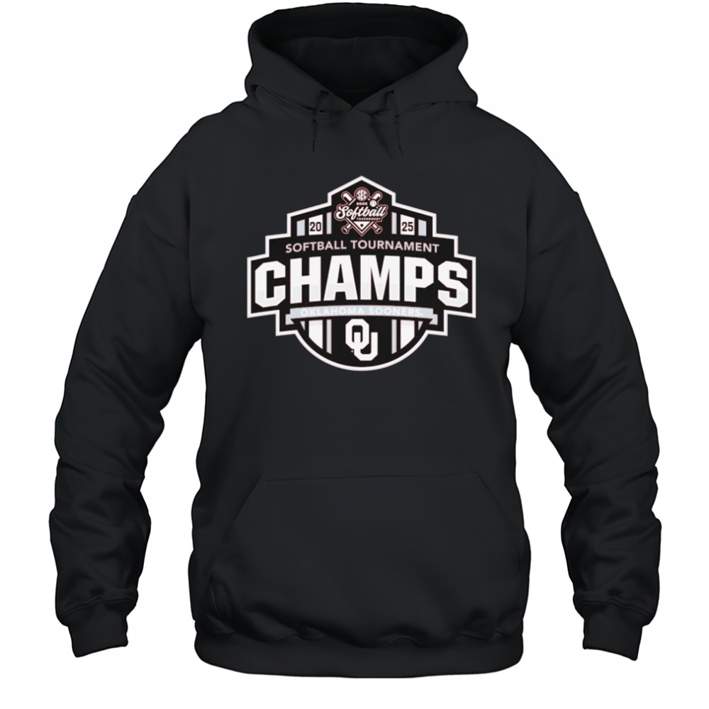 Oklahoma Sooners Softball 2025 SEC Conference Tournament Champions T-shirt Hoodie