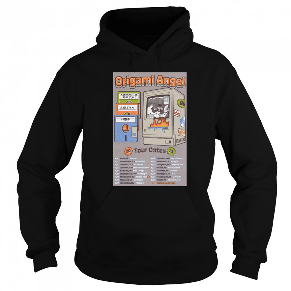 Origami Angel Tour Dates 2025 t-shirt Sweatshirt