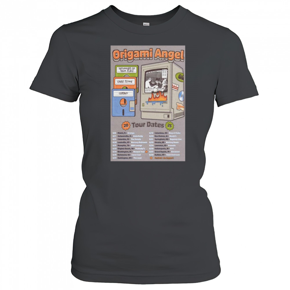 Origami Angel Tour Dates 2025 t-shirt Women's T-shirt