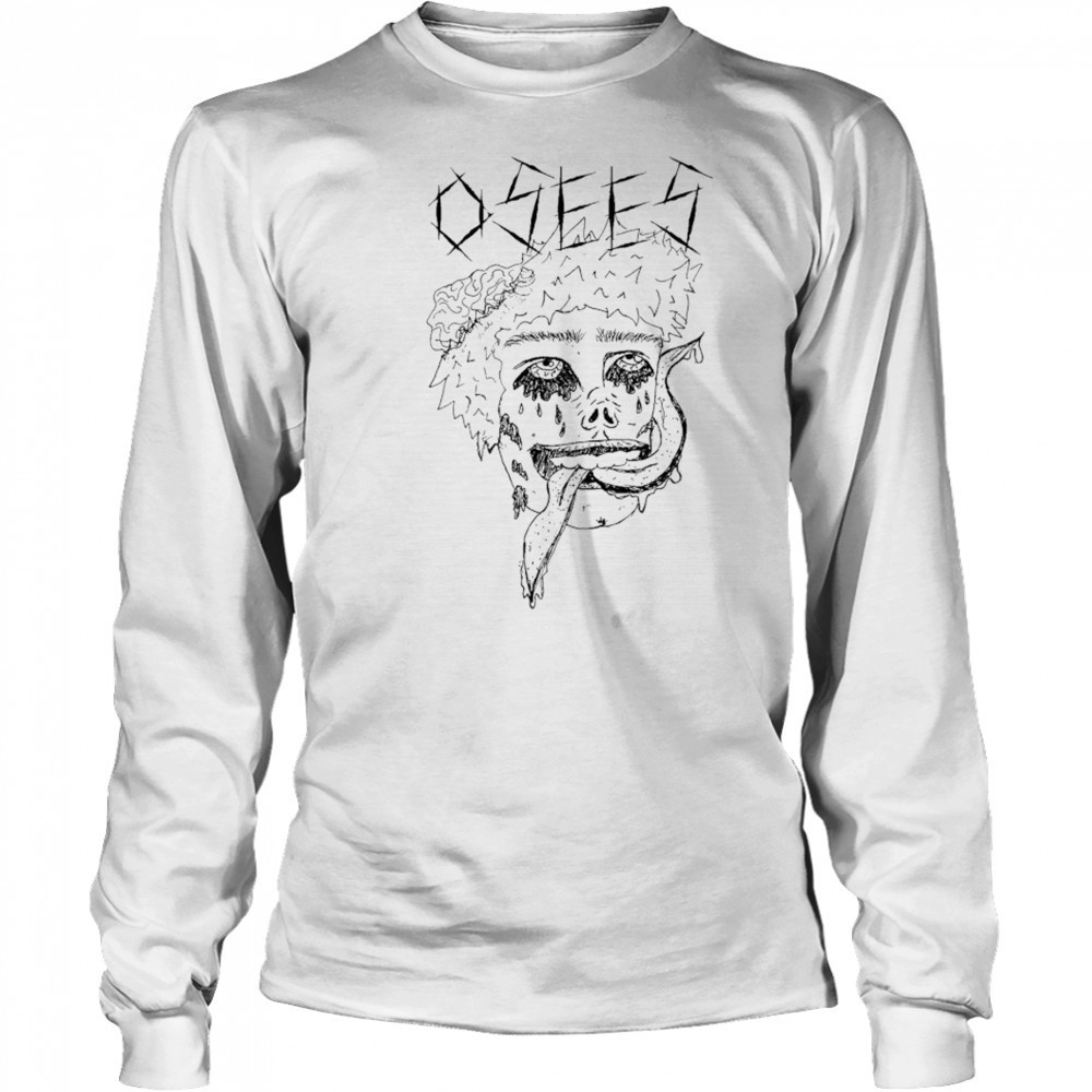 Osees Drawing Face T-shirt Long Sleeved