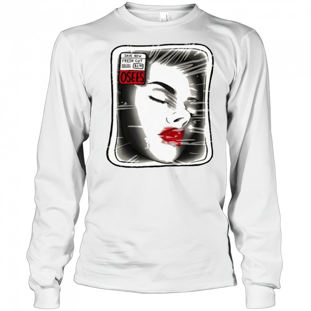 Osees Save Now Fresh Cut Wrapped Face T-shirt Long Sleeved