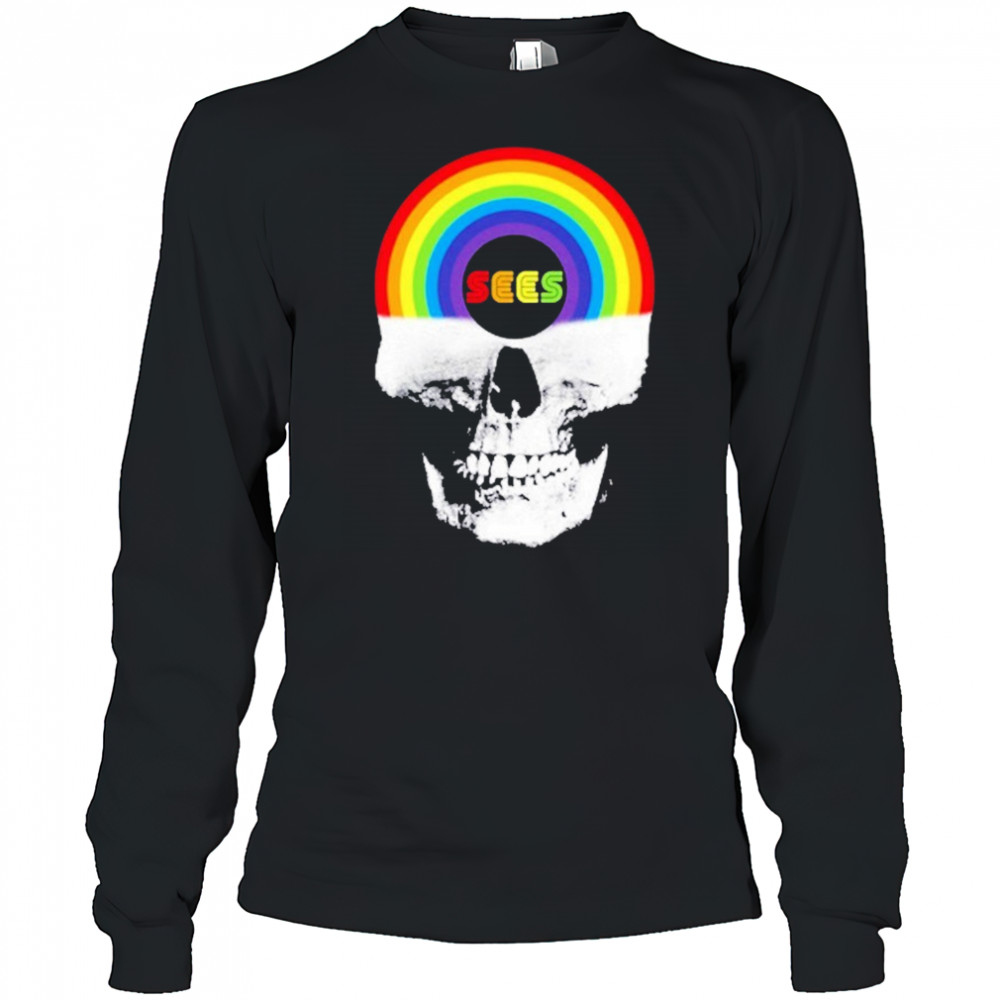 Osees Skull Rainbow T-shirt Long Sleeved