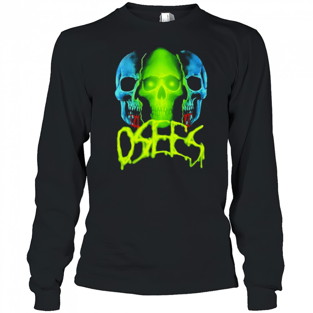 Osees Three Skulls T-shirt Long Sleeved