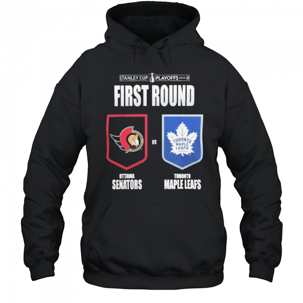 Ottawa Senators Vs Toronto Maple Leafs 2025 Stanley Cup Playoffs Shirt Hoodie