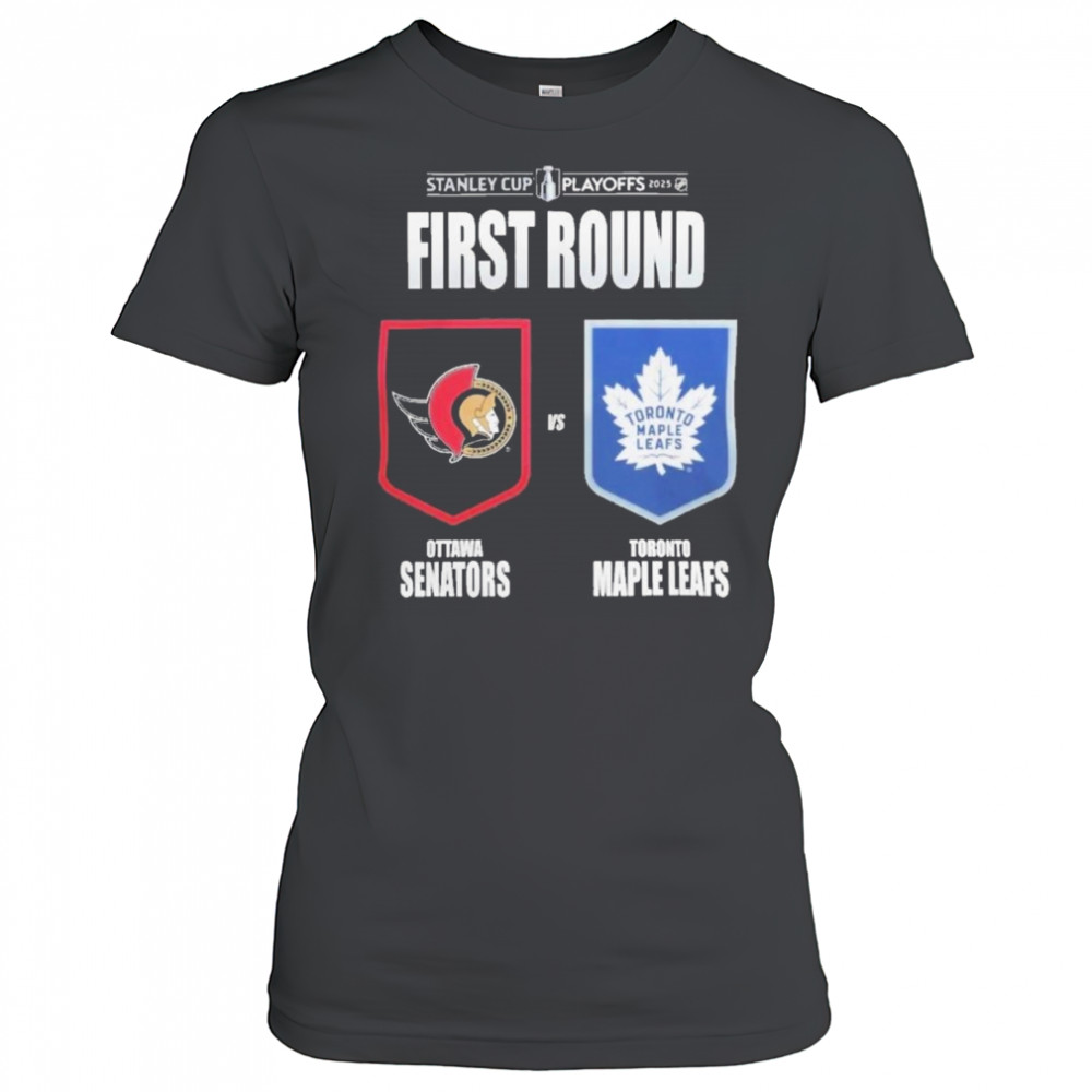 Ottawa Senators Vs Toronto Maple Leafs 2025 Stanley Cup Playoffs Shirt Women's T-shirt