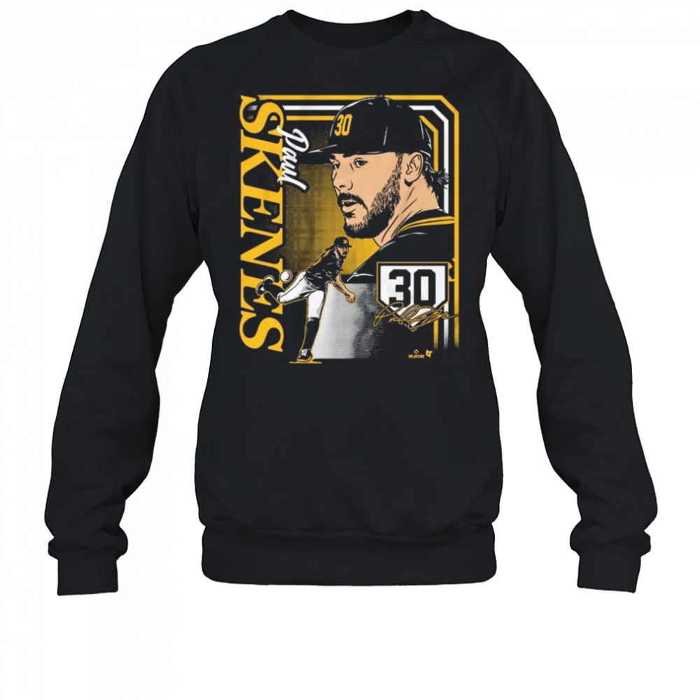 Paul Skenes Collage Frame Pittsburgh Pirates MLB Signature t-shirt Sweatshirt