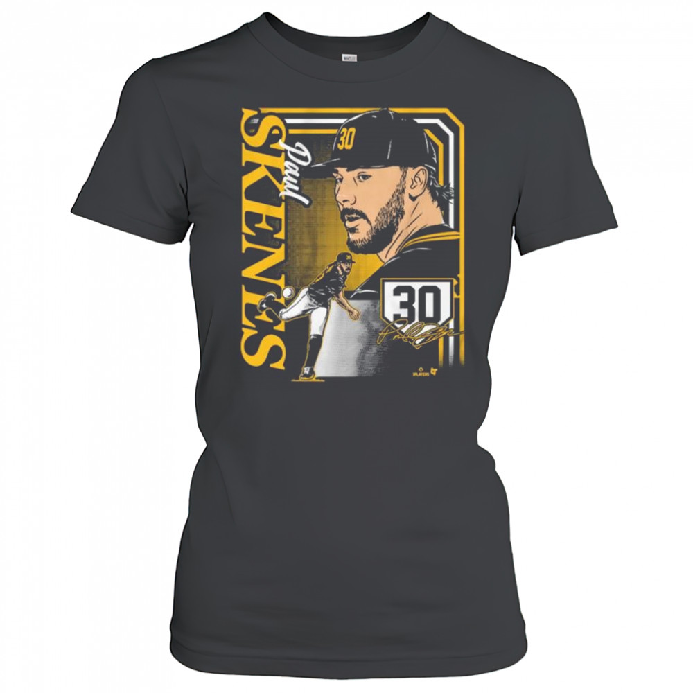 Paul Skenes Collage Frame Pittsburgh Pirates MLB Signature t-shirt Women's T-shirt