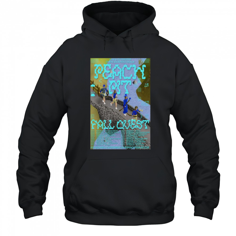 Peach Pit Fall Ovest Tour 2025 t-shirt Hoodie