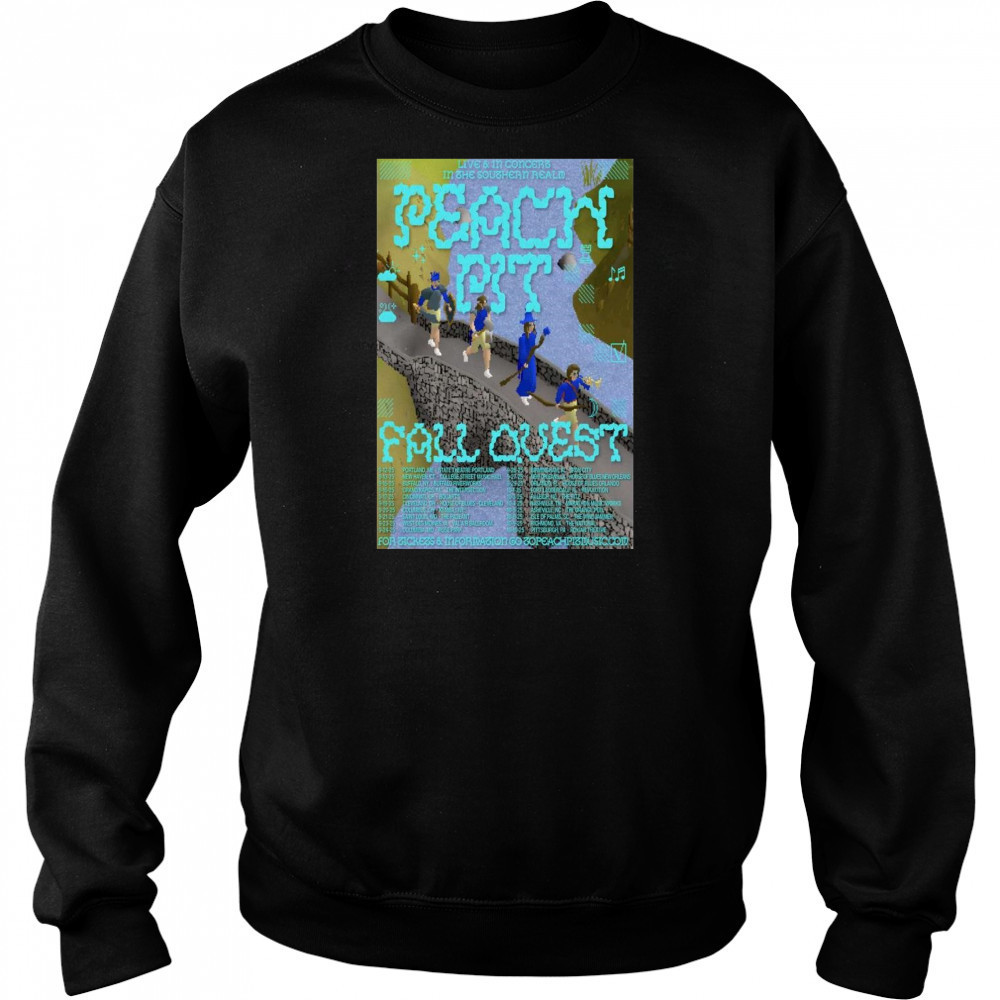 Peach Pit Fall Ovest Tour 2025 t-shirt Hoodie