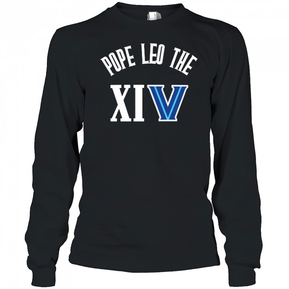 Phillygoat Pope Leo The Xiv Villanova t-shirt Long Sleeved