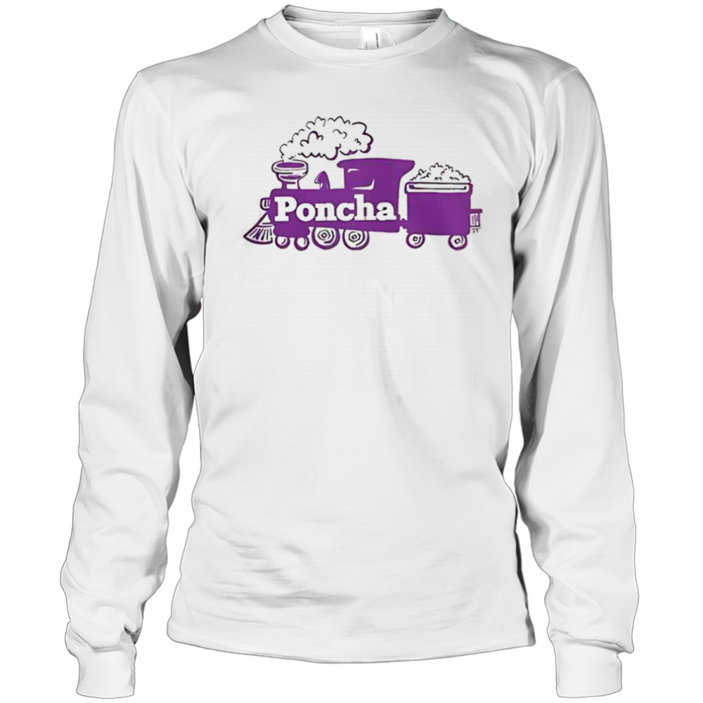 Poncha Train Fleurty Girl T-Shirt Long Sleeved
