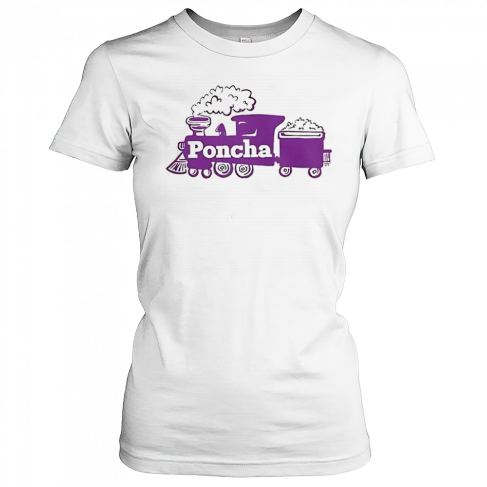 Poncha Train Fleurty Girl T-Shirt Women's T-shirt