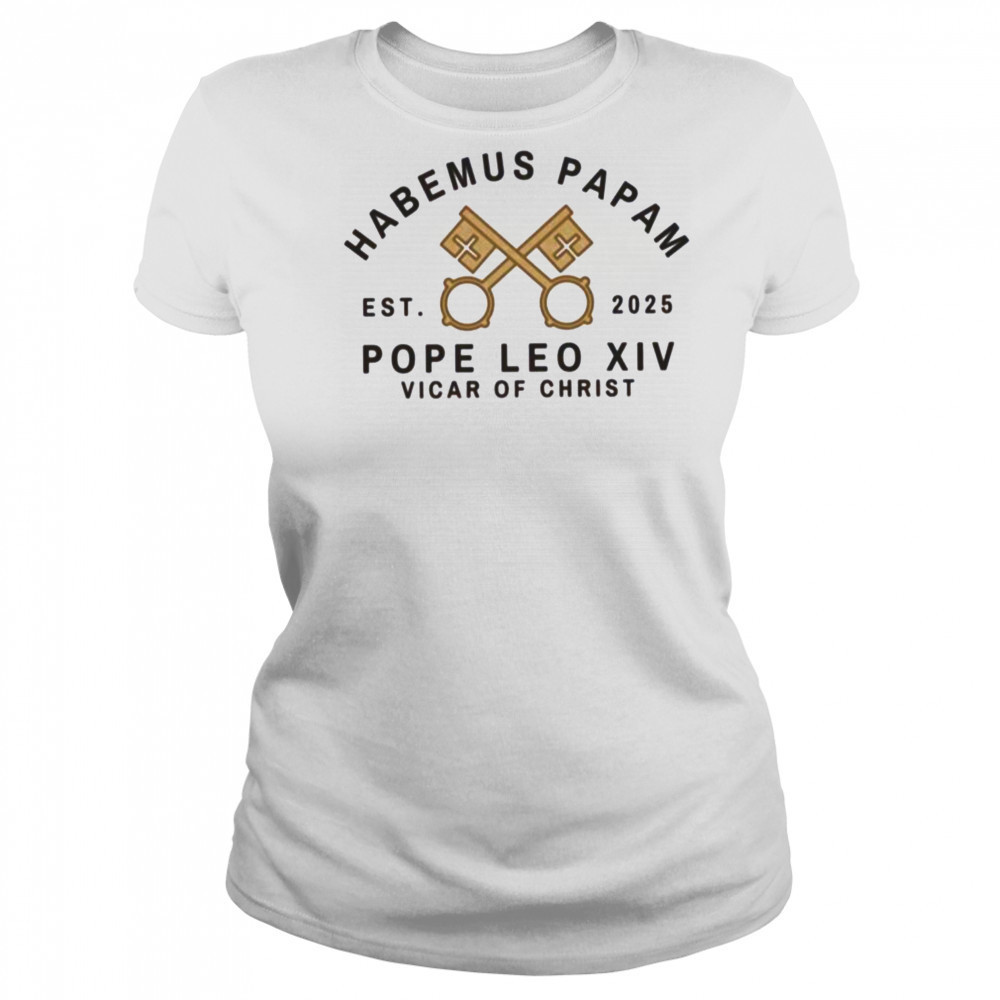 Pope Leo XIV Vicar of Christ 2025 T Shirt Women's T-shirt