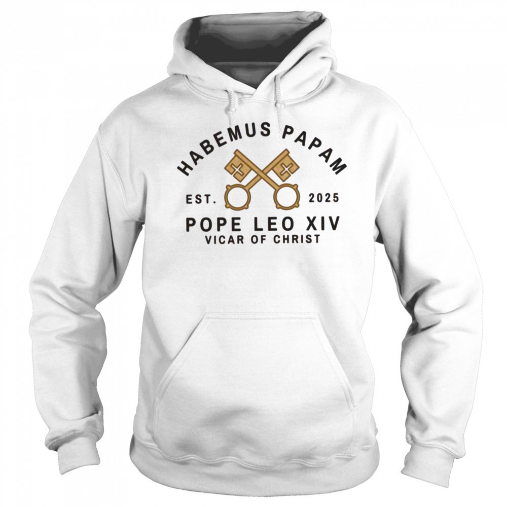 Pope Leo XIV Vicar of Christ 2025 T Shirt Sweatshirt