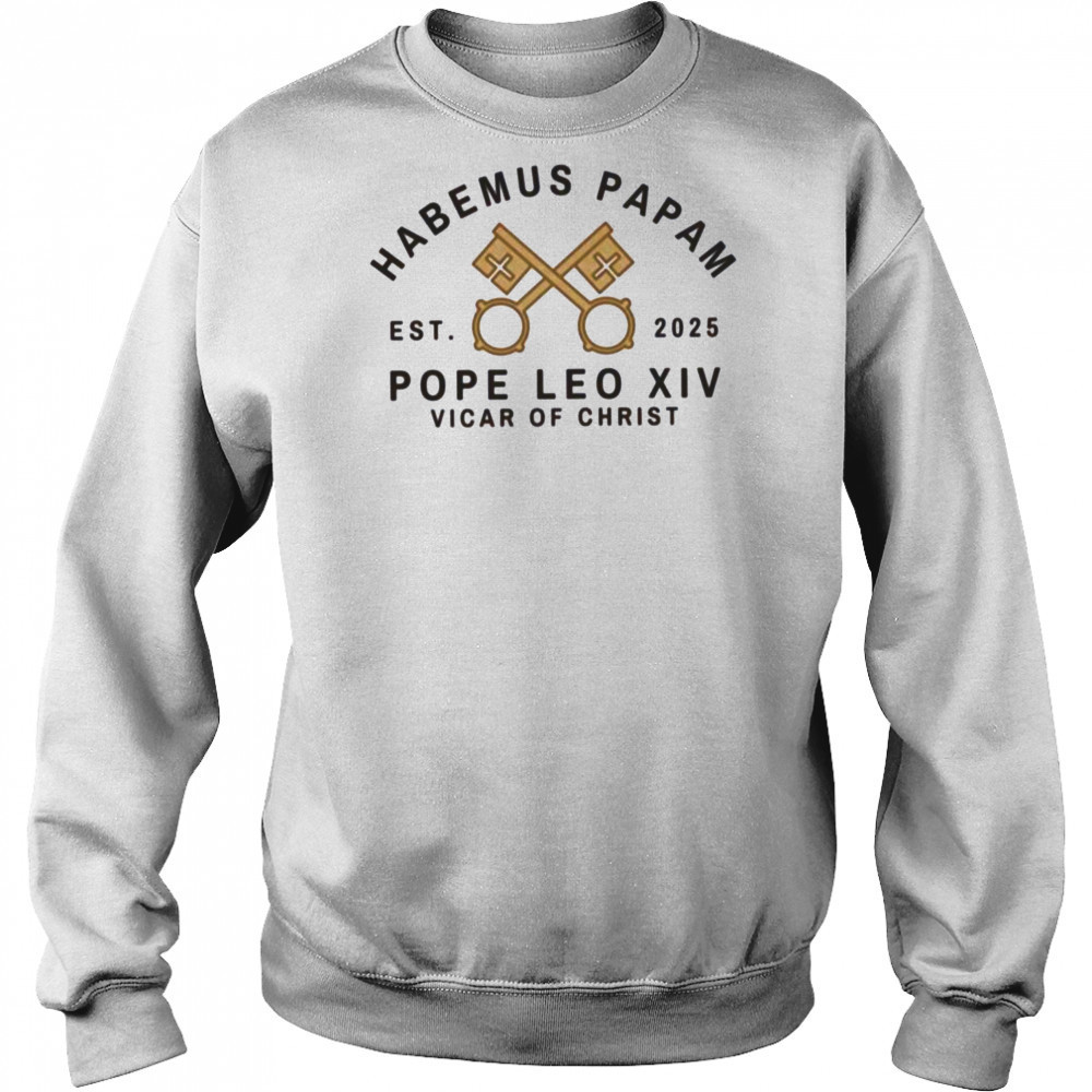 Pope Leo XIV Vicar of Christ 2025 T Shirt Hoodie