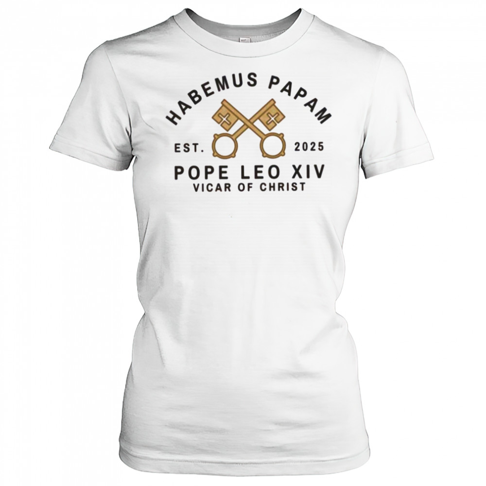 Pope Leo XIV Vicar of Christ 2025 T Shirt Women's T-shirt