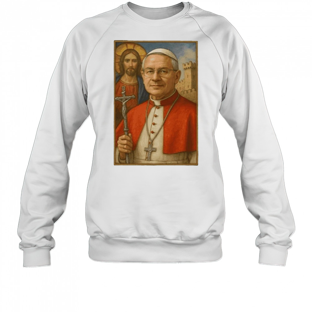 Poster Robert Prevost Pope Leo XIV First American Pope Retro t-shirt Sweatshirt