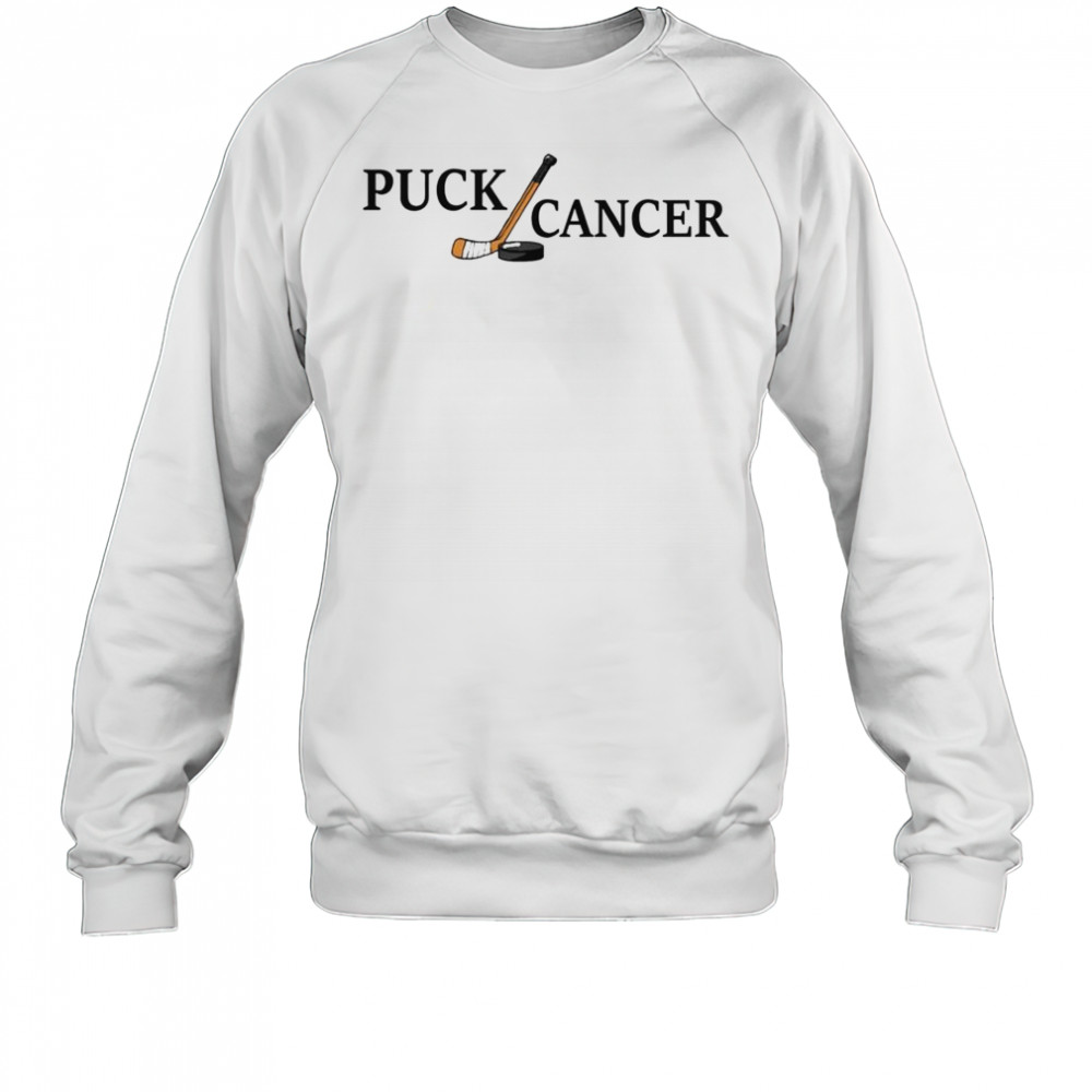 Puck Cancer Ice Hockey T-Shirt Sweatshirt