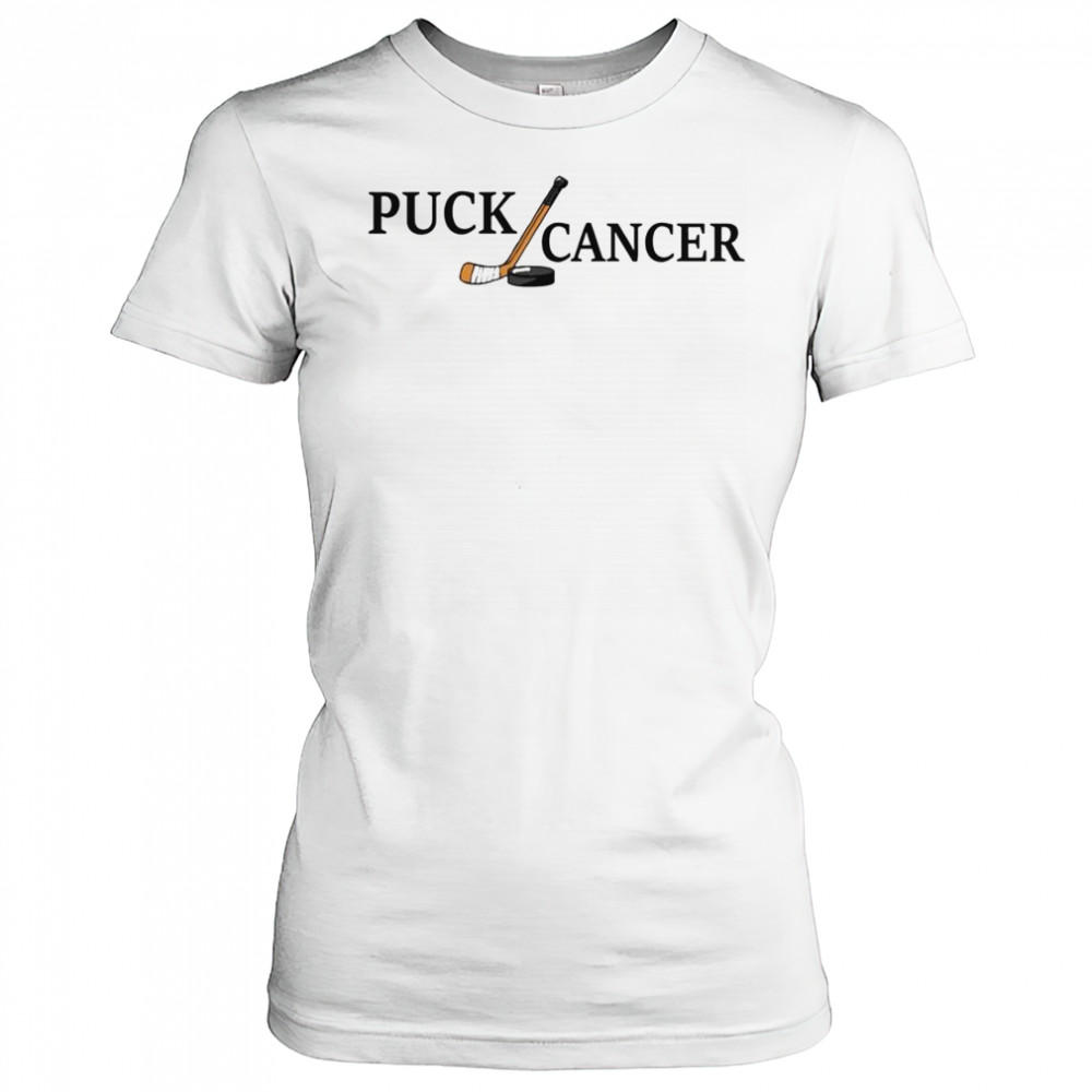 Puck Cancer Ice Hockey T-Shirt Women's T-shirt