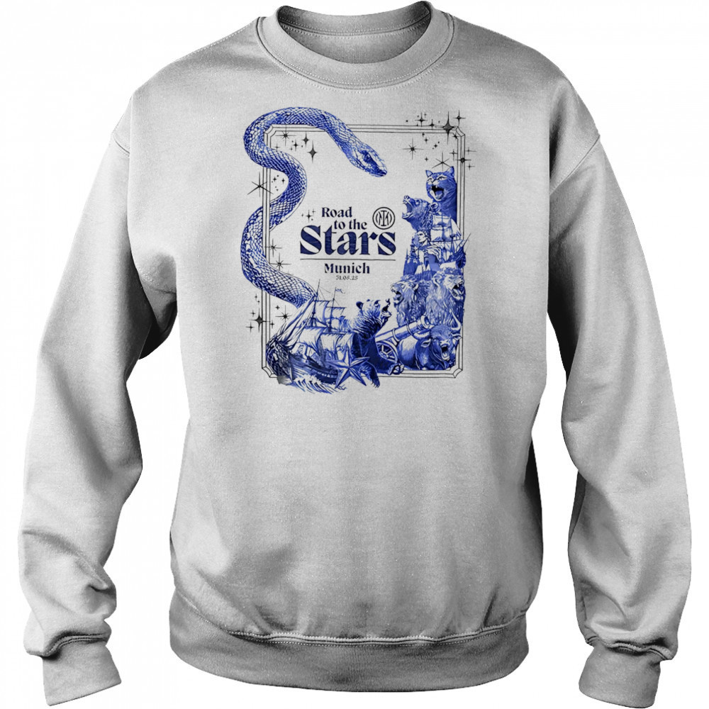 Road to the stars Munich Inter Milan shirt Hoodie