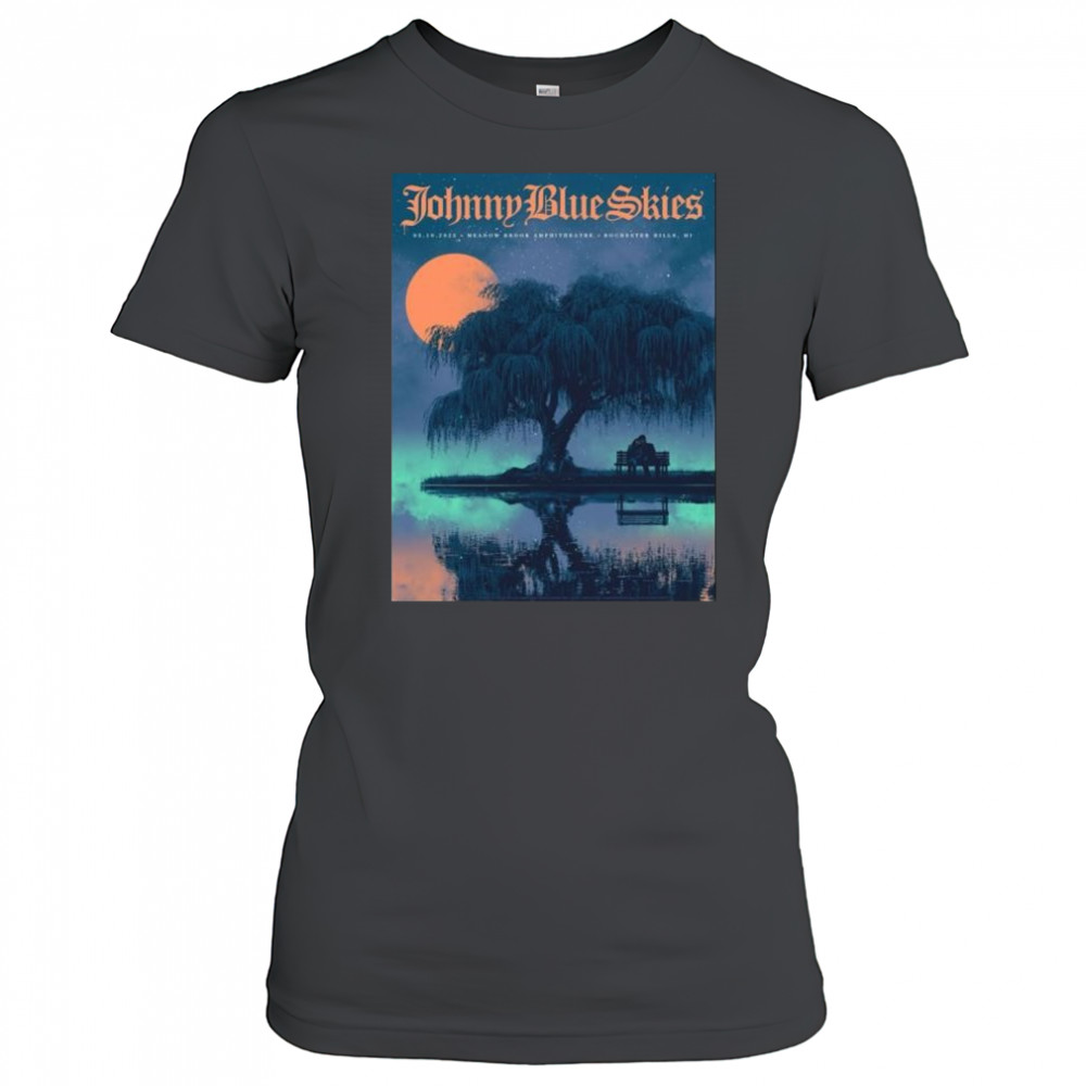 Rochester Hills MI Live Johnny Blue Skies May 10 2025 Michigan t-shirt Women's T-shirt