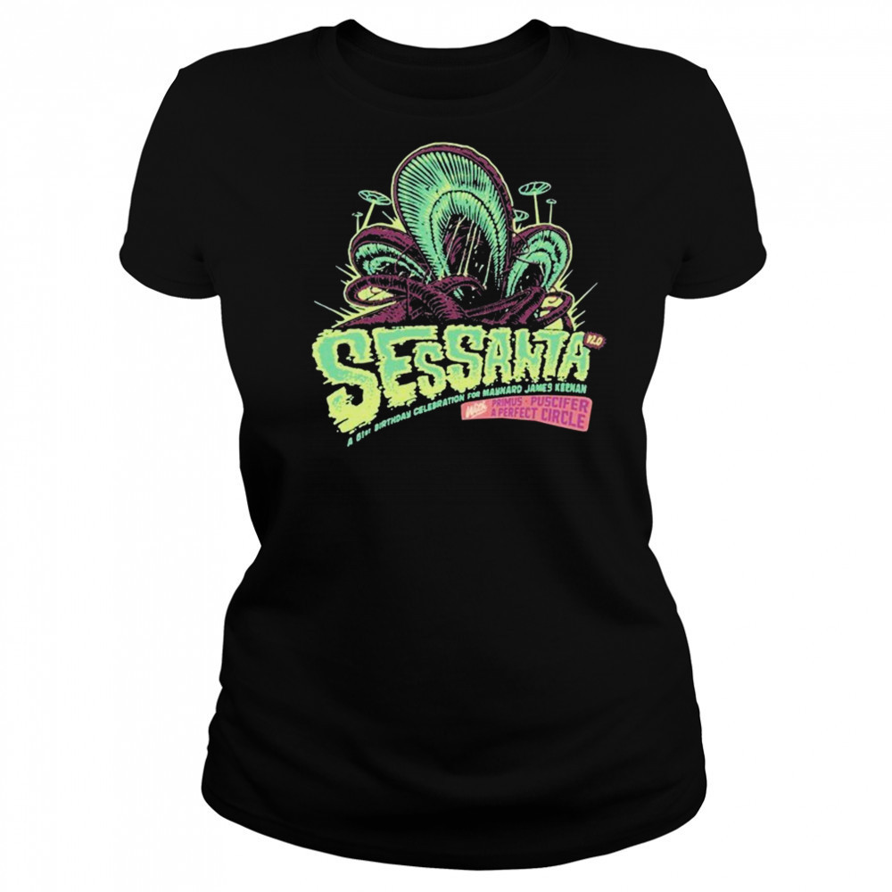 Sessanta Primus Puscifer And Perfect Circle Music Pavilion Charlotte North Carolina May 10, 2025 Tour T-shirt Women's T-shirt