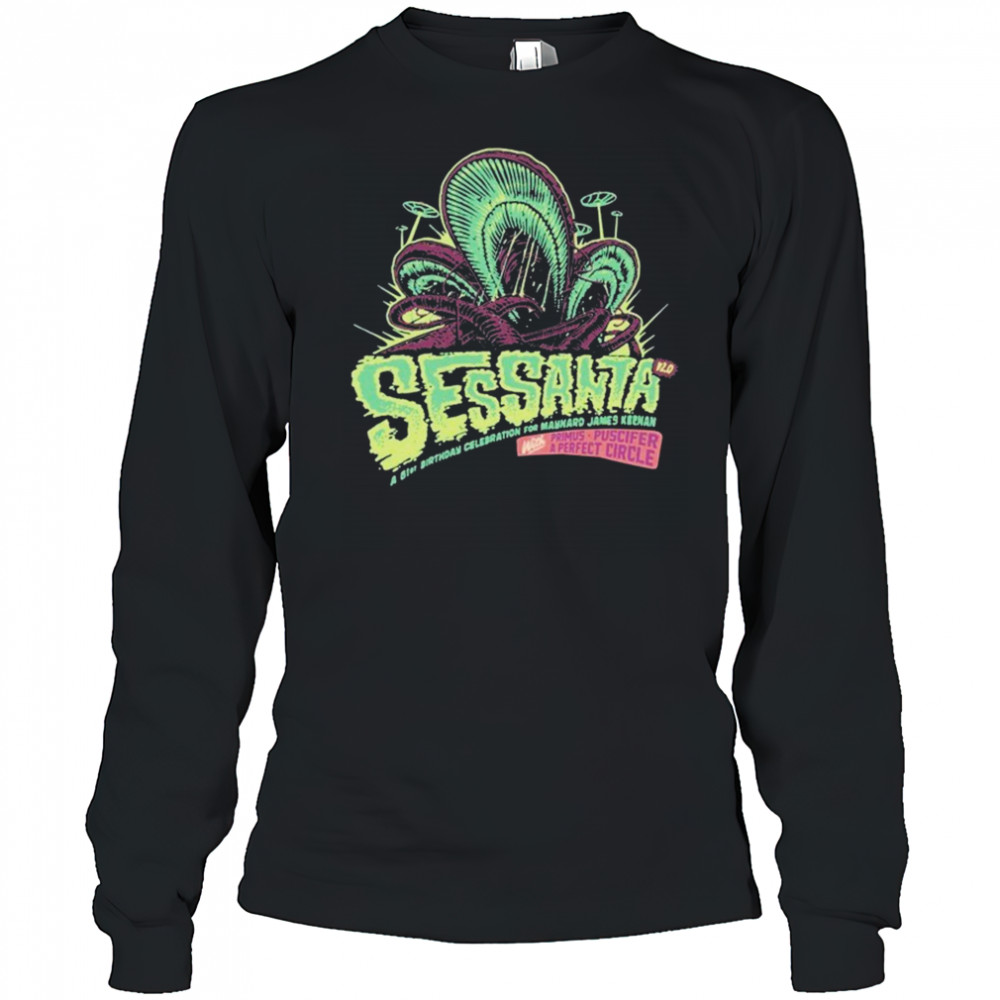 Sessanta Primus Puscifer And Perfect Circle Music Pavilion Charlotte North Carolina May 10, 2025 Tour T-shirt Long Sleeved
