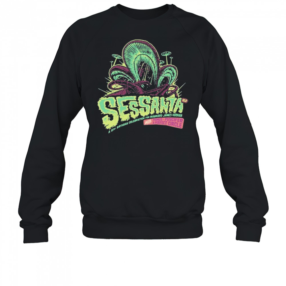 Sessanta Primus Puscifer And Perfect Circle Music Pavilion Charlotte North Carolina May 10, 2025 Tour T-shirt Sweatshirt
