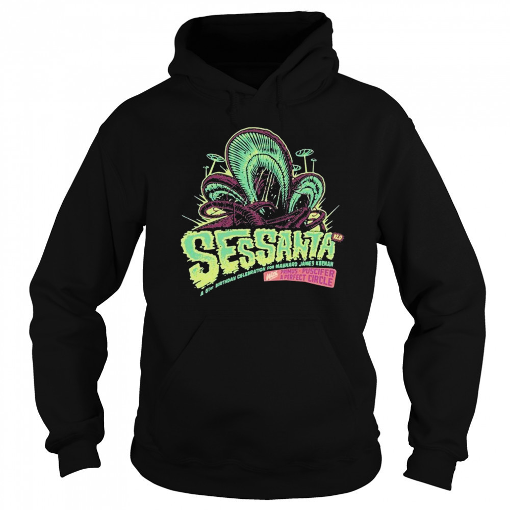 Sessanta Primus Puscifer And Perfect Circle Music Pavilion Charlotte North Carolina May 10, 2025 Tour T-shirt Sweatshirt
