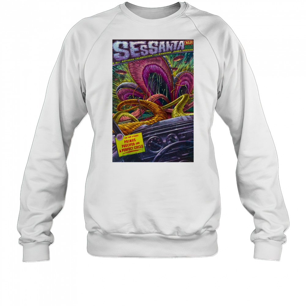 Sessanta V 2.0 Primus, Puscifer and A Perfect Circle Charlotte NC 2025 t-shirt Sweatshirt
