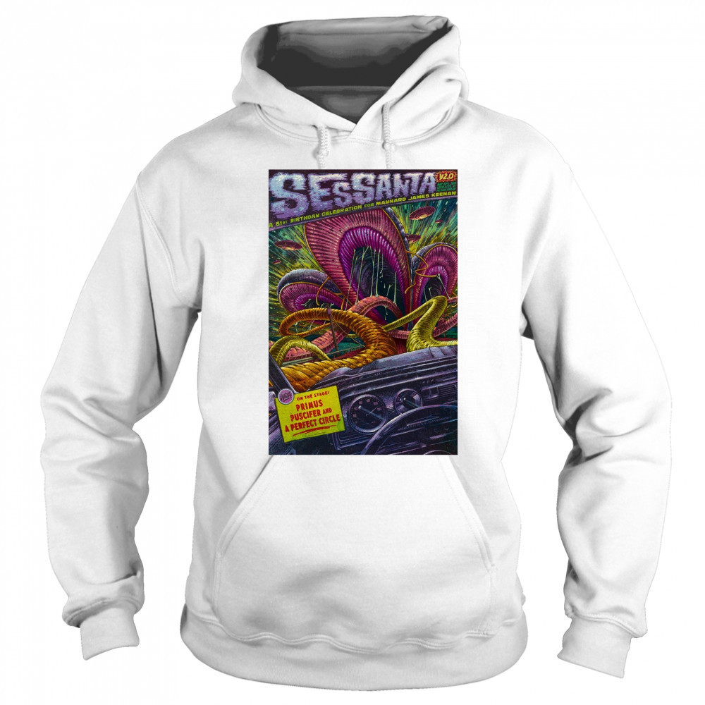Sessanta V 2.0 Primus, Puscifer and A Perfect Circle Charlotte NC 2025 t-shirt Sweatshirt