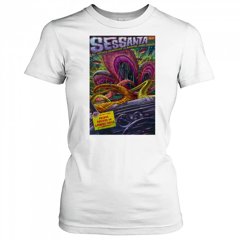 Sessanta V 2.0 Primus, Puscifer and A Perfect Circle Charlotte NC 2025 t-shirt Women's T-shirt