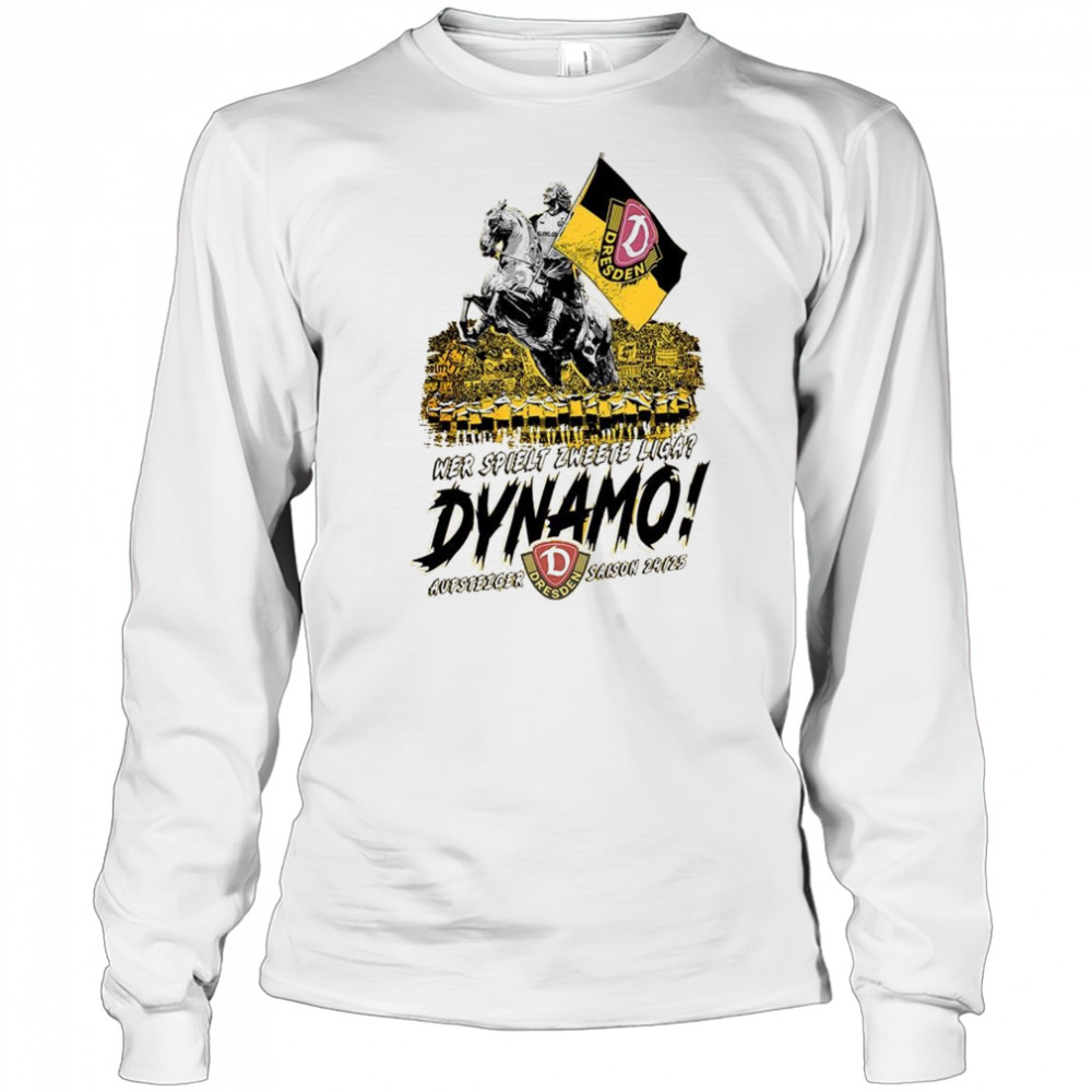 SG Dynamo Dresden Wer Spielt Zweete Liga 2025 Shirt Long Sleeved