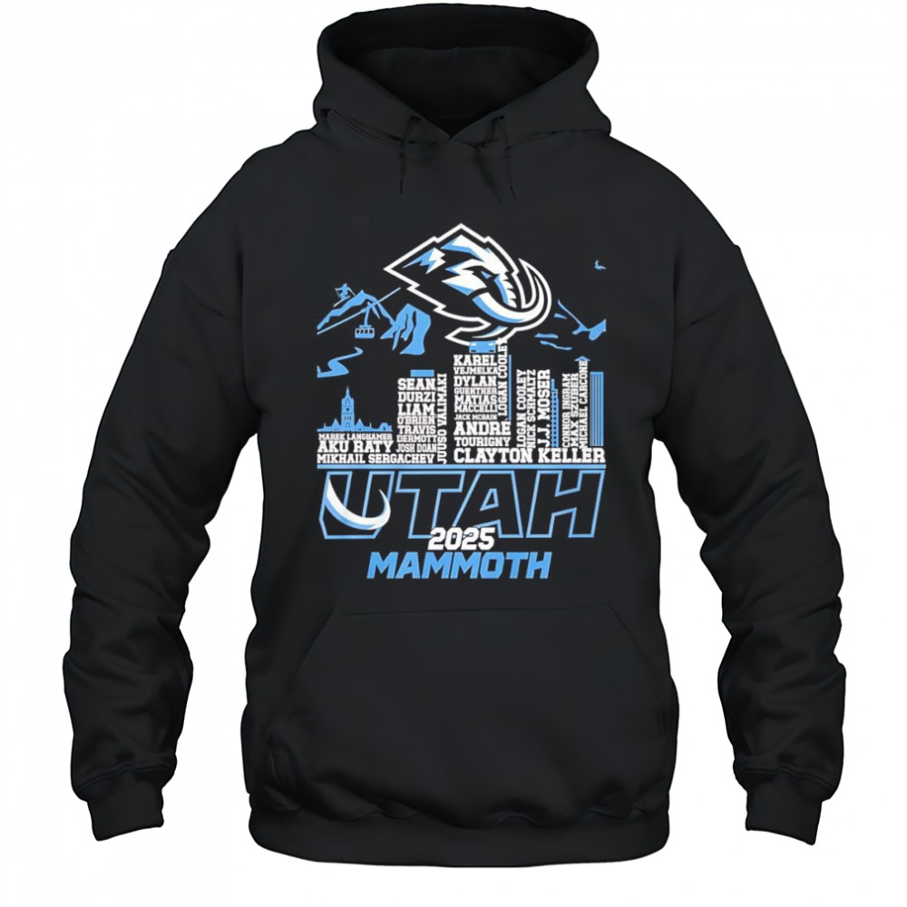 Skyline name Utah Mammoth 2025 shirt Hoodie