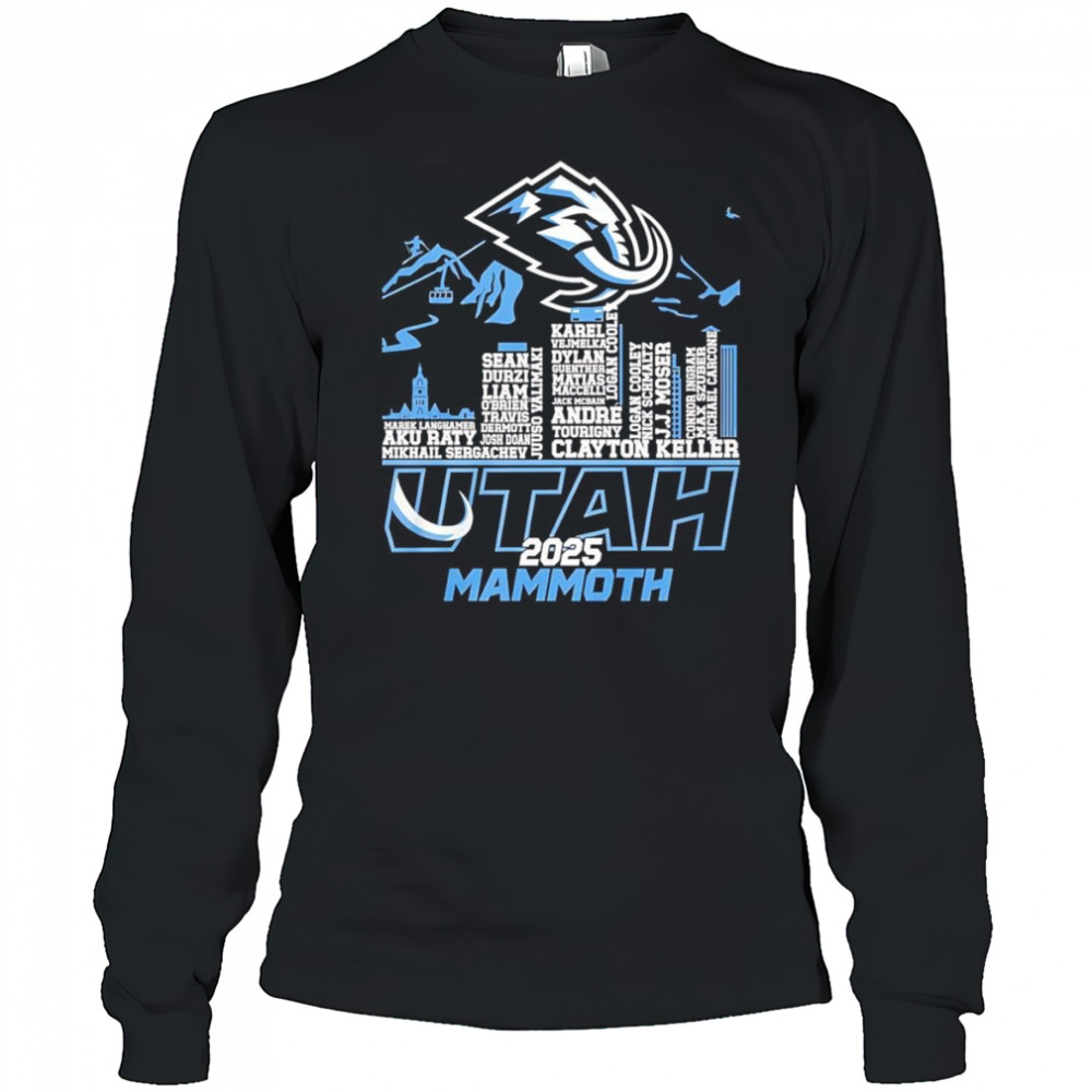 Skyline name Utah Mammoth 2025 shirt Long Sleeved