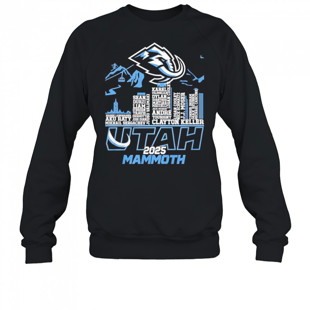 Skyline name Utah Mammoth 2025 shirt Sweatshirt