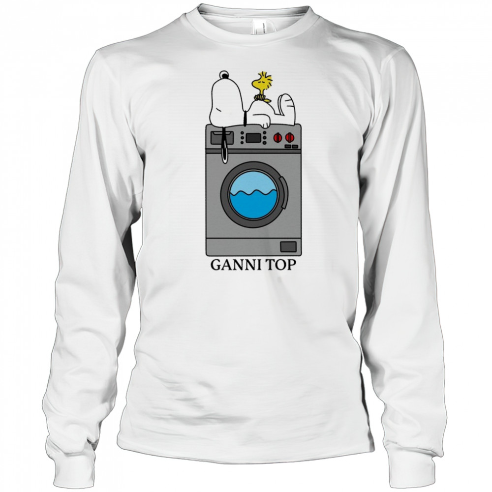 Snoopy And Woodstock Nieve Ella Ganni Top x Dog T-shirt Long Sleeved