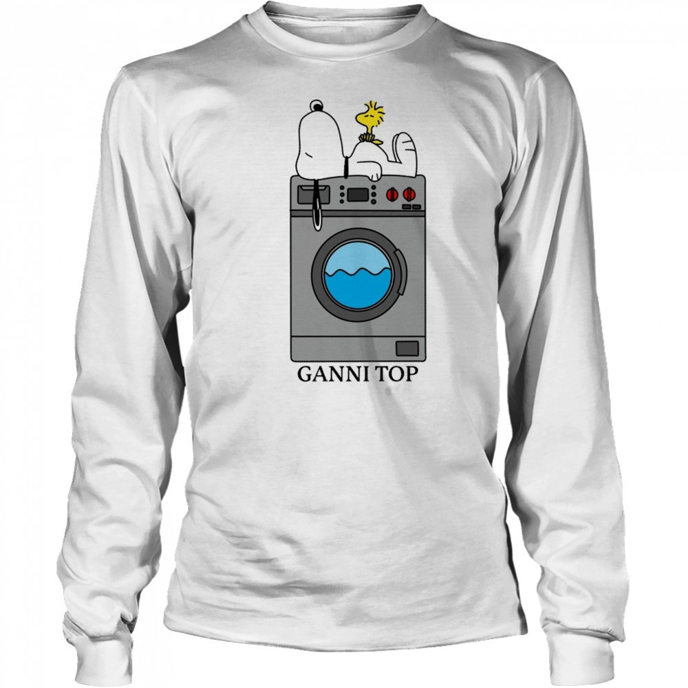 Snoopy And Woodstock Nieve Ella Ganni Top x Dog T-shirt Long Sleeved