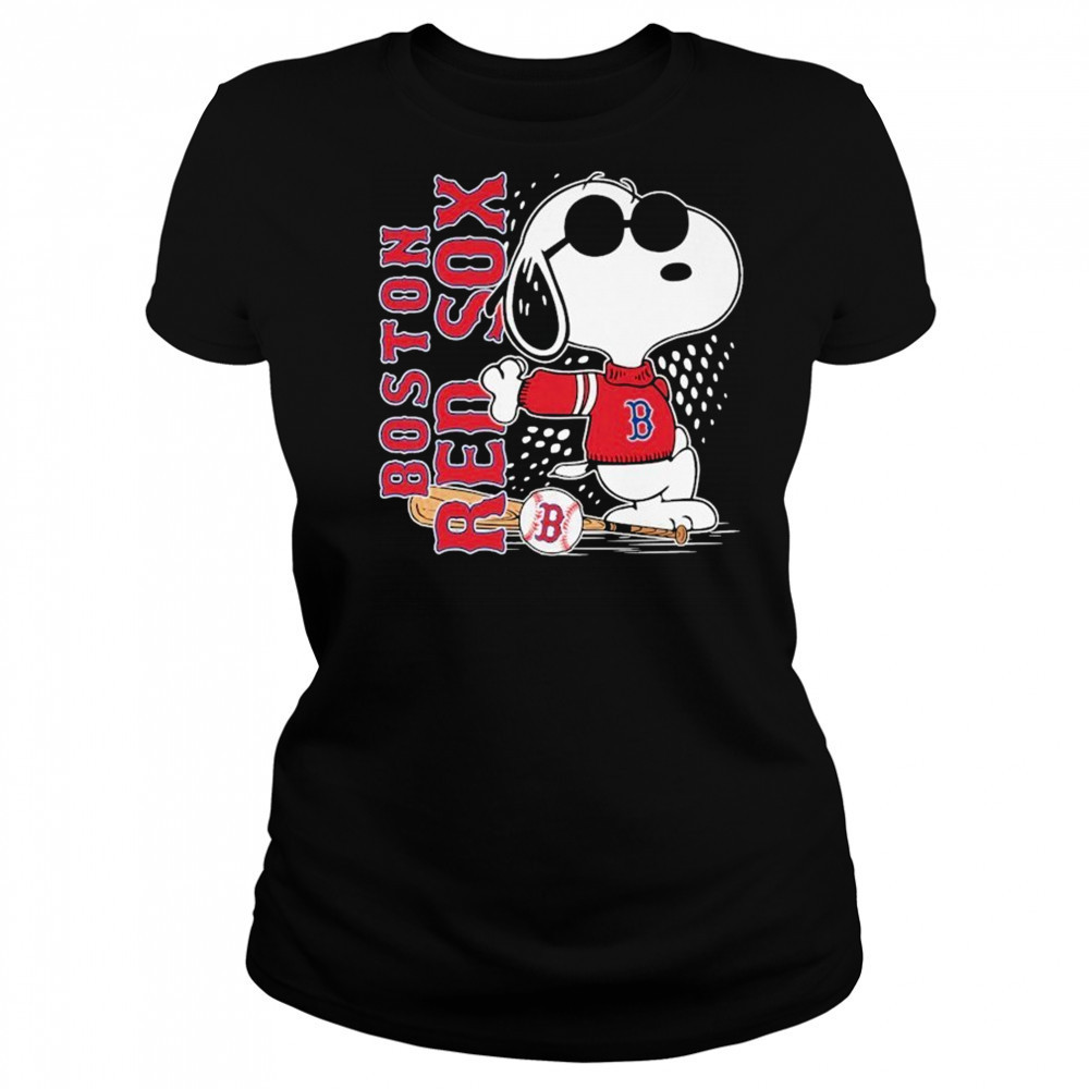 Snoopy Fan Boston Red Sox X The Peanuts T-shirt Women's T-shirt