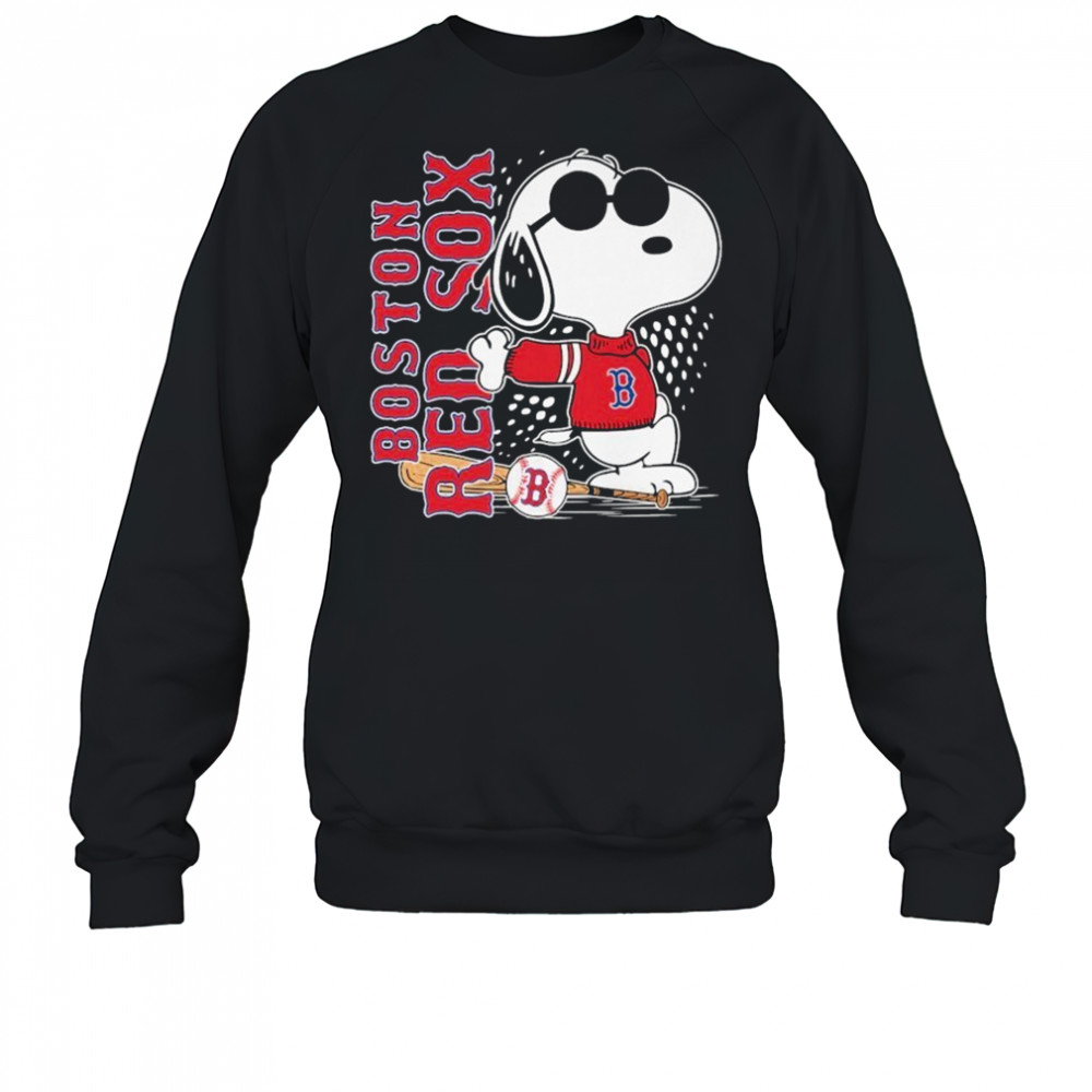 Snoopy Fan Boston Red Sox X The Peanuts T-shirt Sweatshirt