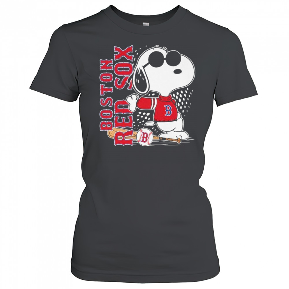 Snoopy Fan Boston Red Sox X The Peanuts T-shirt Women's T-shirt