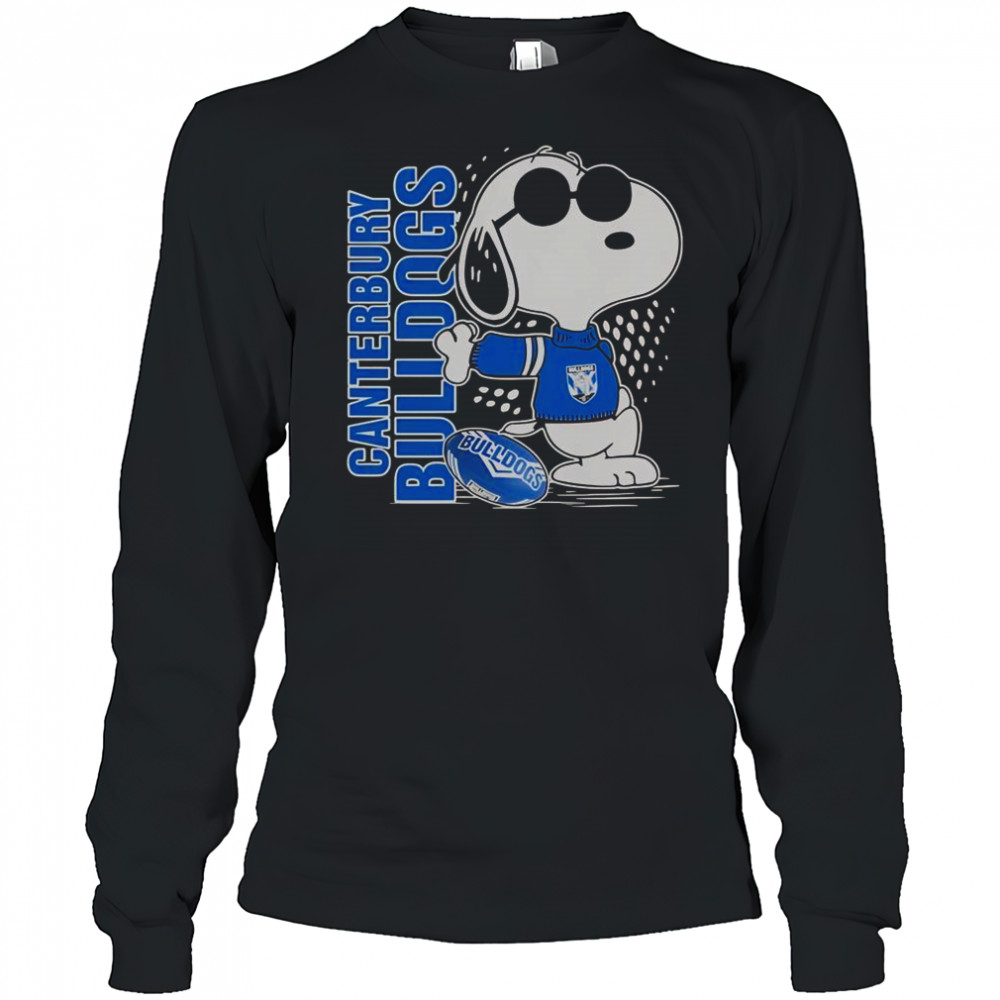 Snoopy Fan Canterbury-Bankstown Bulldogs X The Peanuts T-Shirt Long Sleeved