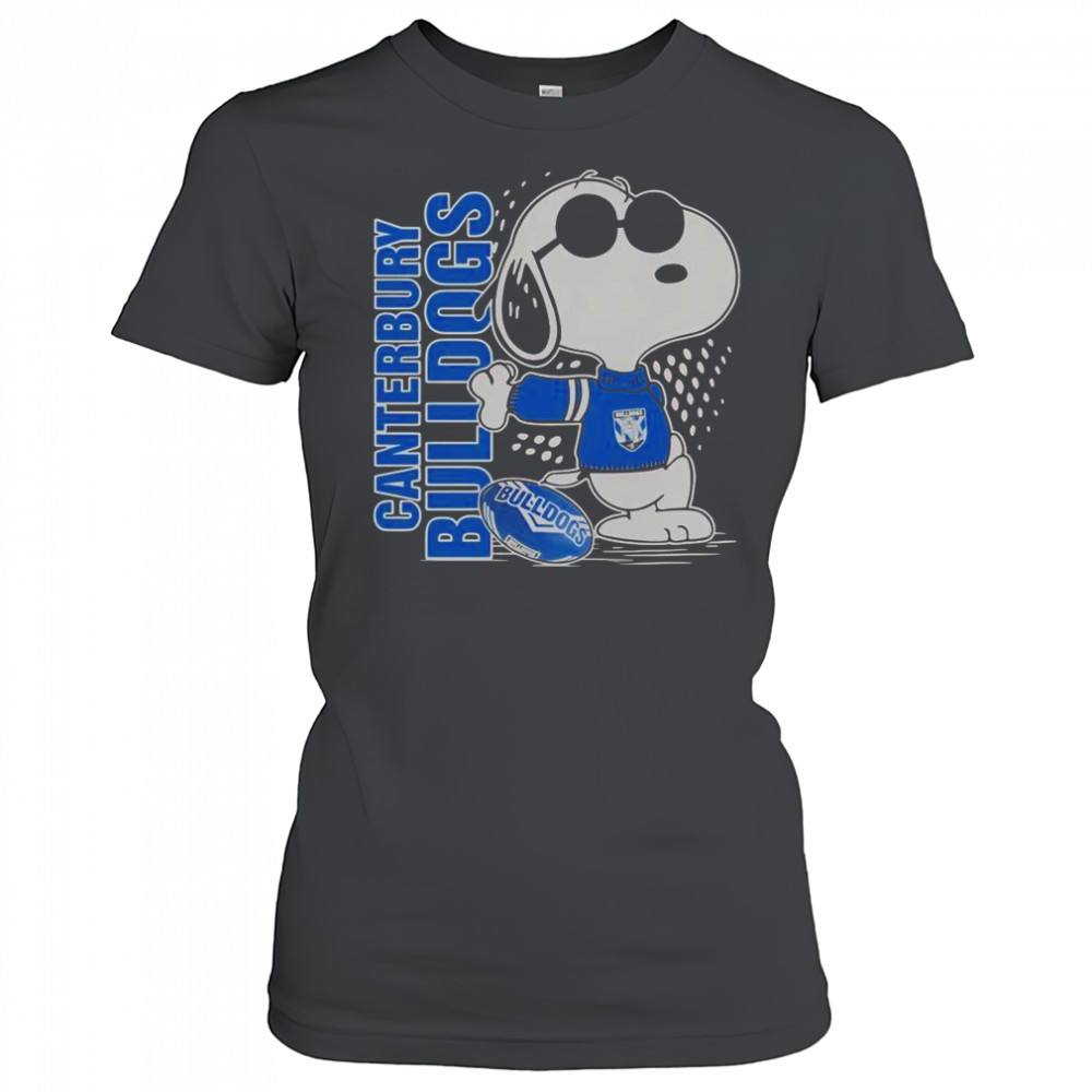 Snoopy Fan Canterbury-Bankstown Bulldogs X The Peanuts T-Shirt Women's T-shirt