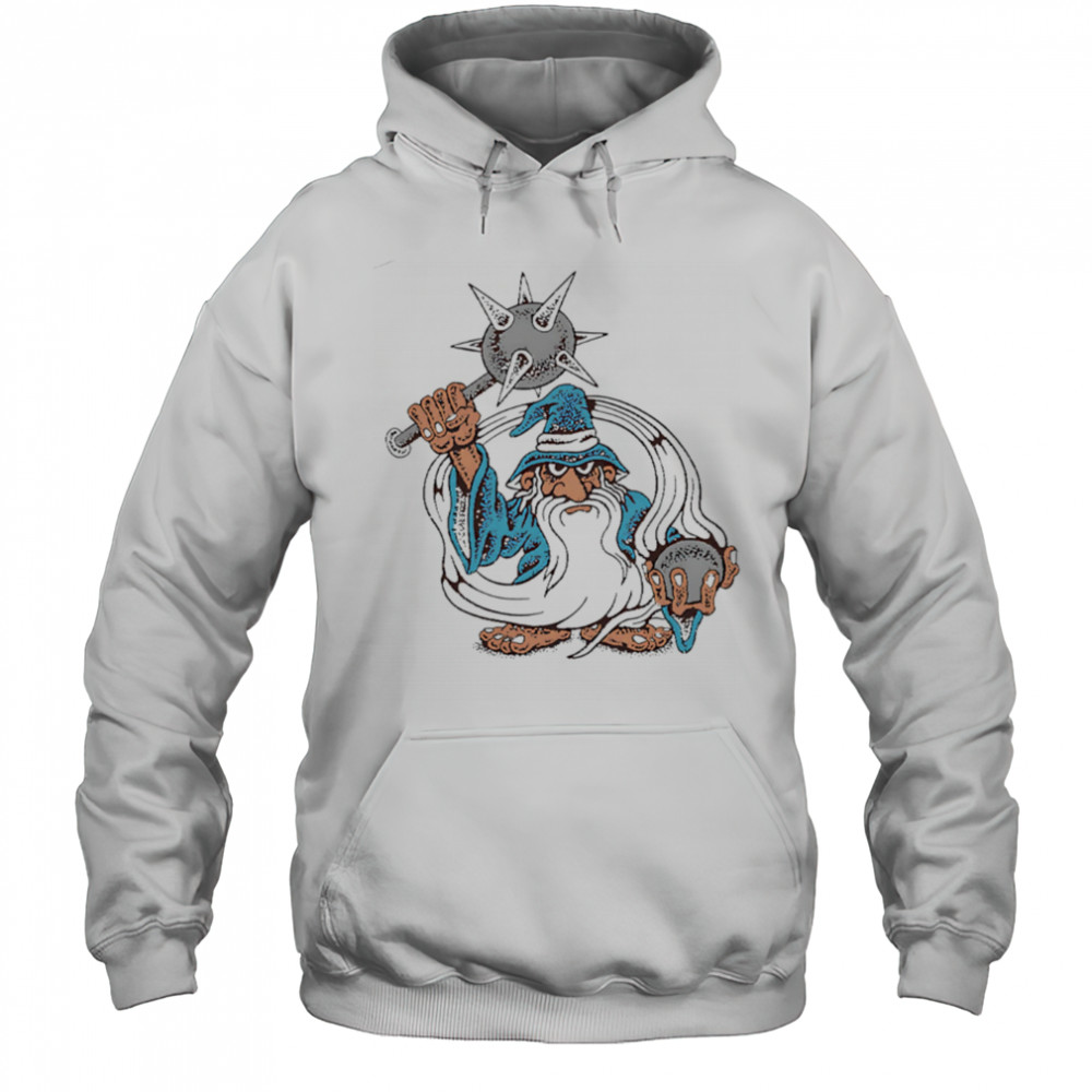 Sorcery Dept holding a mace shirt Hoodie