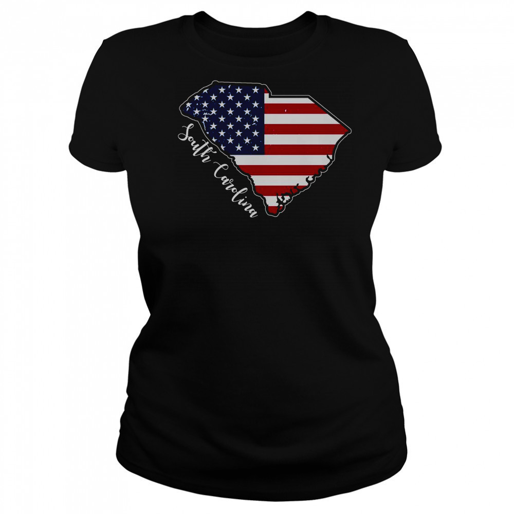 South Carolina United States Map T-Shirt Women's T-shirt