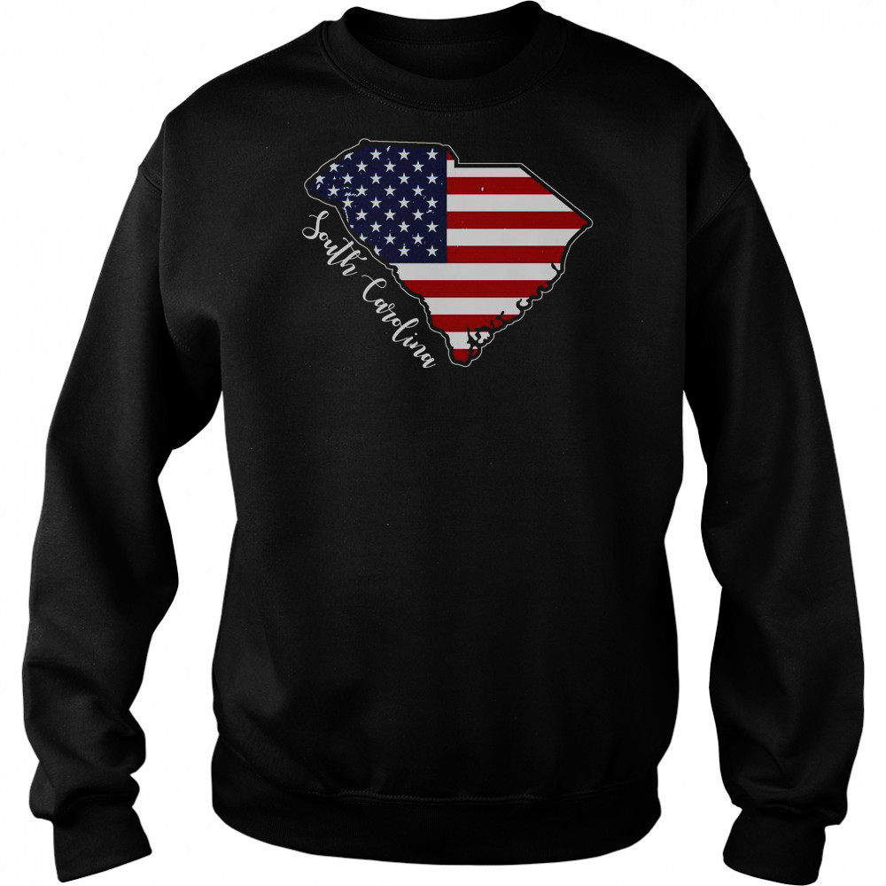 South Carolina United States Map T-Shirt Hoodie