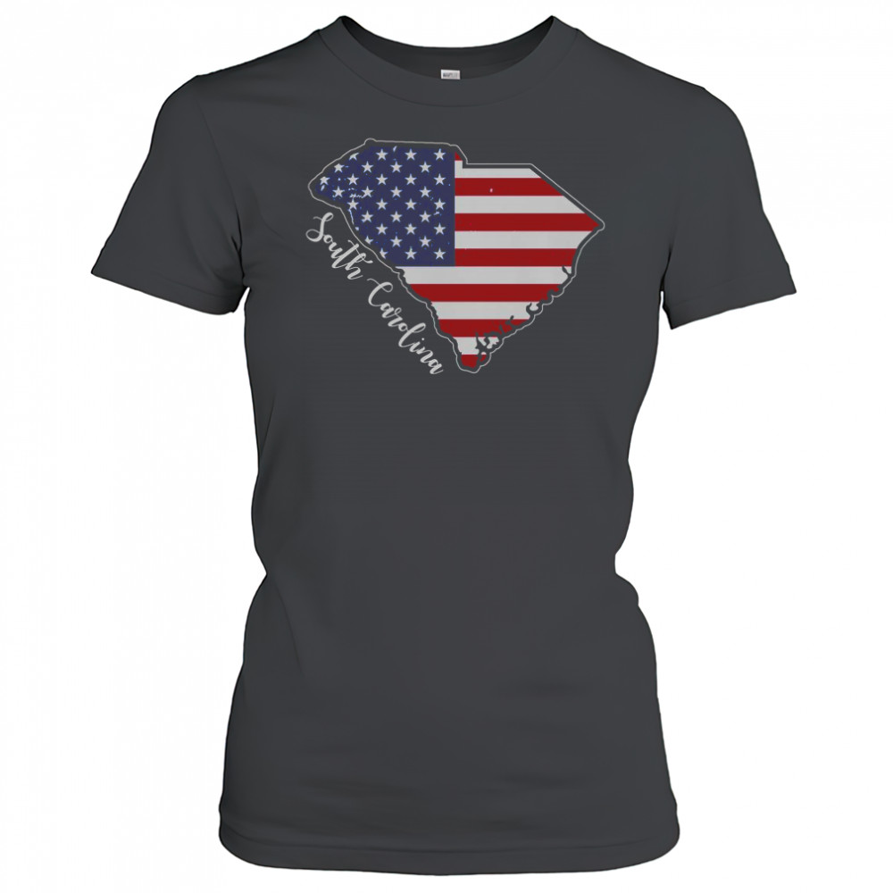 South Carolina United States Map T-Shirt Women's T-shirt