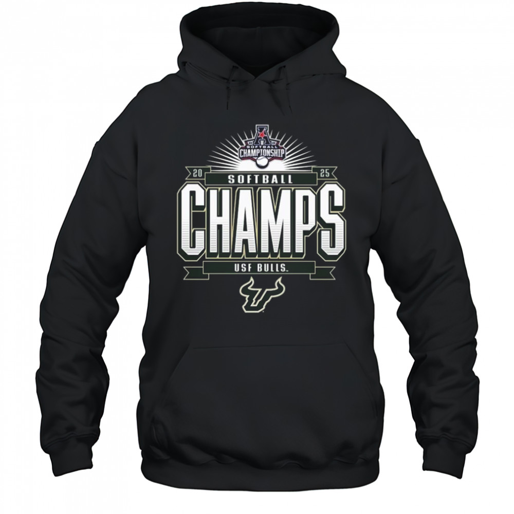 South Florida Bulls 2025 AAC Softball Conference Tournament Champions Shirt Hoodie